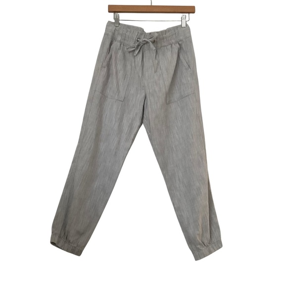 Gap Women’s Joggers Sz S Heather Gray Utility Athleisure Comfort Pull On Casual - Picture 1 of 8